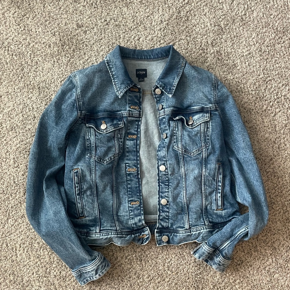 J Crew Denim Jacket - size L